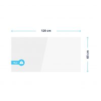 BVF Fehér üveg 800W infrapanel méretek