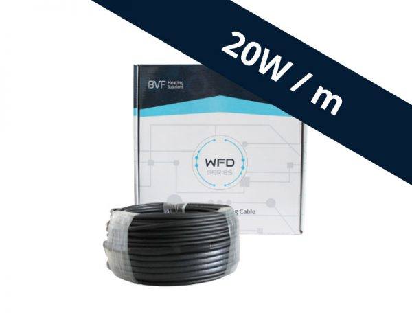 BVF WFD vykurovací kábel 20W/m