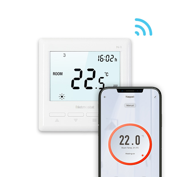 Netmostat WIFI izbový termostat + podlahový senzor 3m