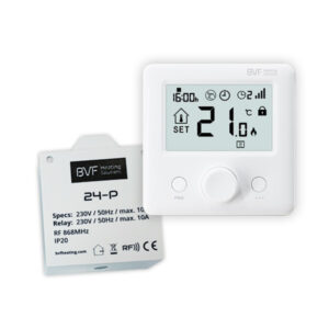 BVF 24-FP - RF termostat pre ovládanie infrapanelov vrátane modulu 24-P