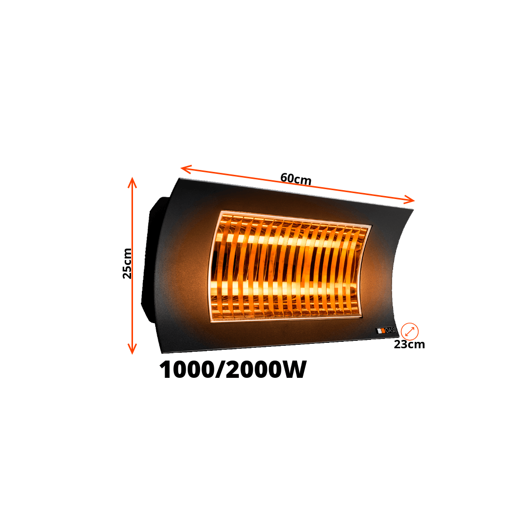 Infračervený ohrievač Radialight Oasi Infračervený ohrievač Radialight Oasi – Obrázok 2