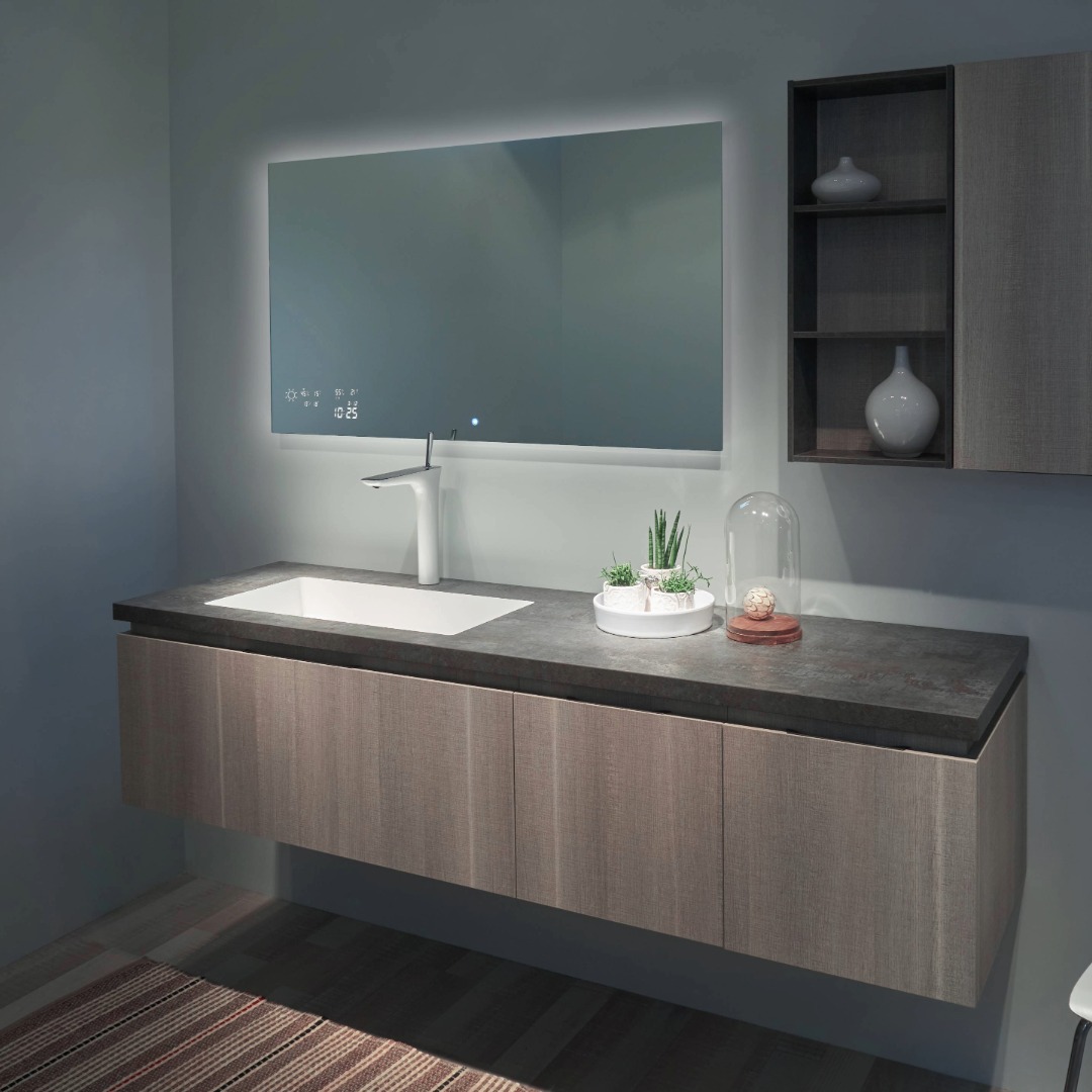 BVF ADELIG vyhrievané zrkadlo s Bluetooth reproduktorom bvf smart mirror adelig