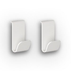 Radialight Onsen doplnkové háčiky k rebríkovým radiátorom - Biely