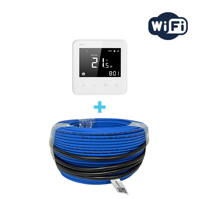 BVF WFD vykurovací kábel + BVF 801 izbový termostat BVF WFD vykurovací kábel + BVF 801 izbový termostat